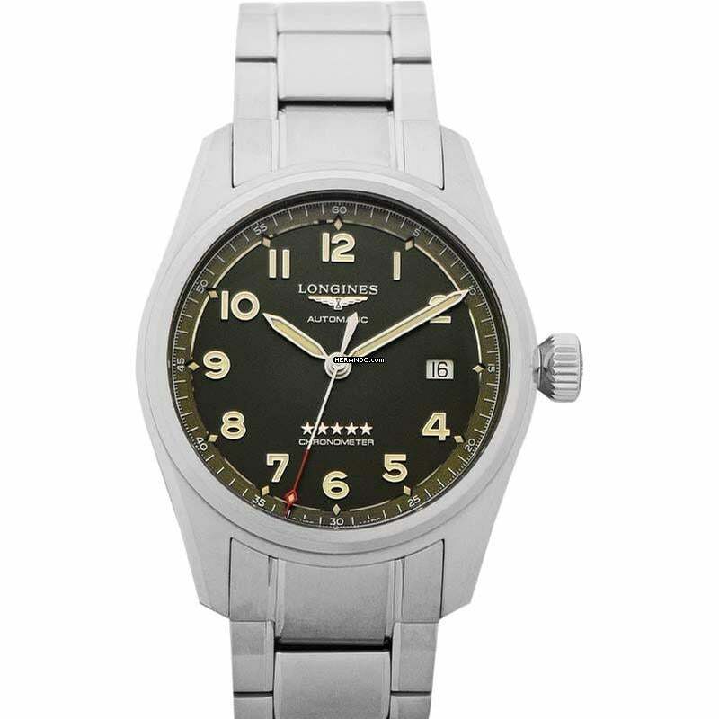 Longines Spirit L38104036 - Spirit Automatic Green Dial Stainless Steel Men's Watch </h1> 