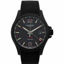 Thumbnail von Longines Conquest L37282569 - Conquest Quartz Black Dial Black PVD Men's Watch </h1>