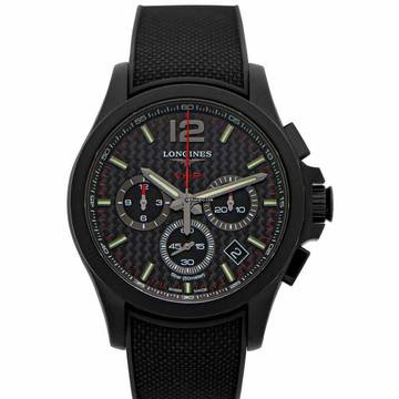  Longines Conquest L37172669 - Conquest Quartz Carbon Fiber Dial Stainless Steel Men's Watch </h1> 