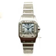 Thumbnail von Cartier Santos Galbée 24mm Quartz New Model Diamond Bezel </h1>