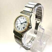 Thumbnail von Cartier Santos OCTAGON Automatic 31mm 2 Tone DIAMOND Watch  </h1>