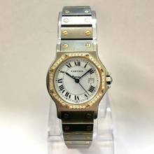 Thumbnail von Cartier Santos OCTAGON Automatic 31mm 2 Tone DIAMOND Watch  </h1>