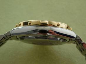 Thumbnail von Breitling Cockpit Lady B-Class / Cockpit Lady mit Goldlünette und original Pilotband im TOP Zustand