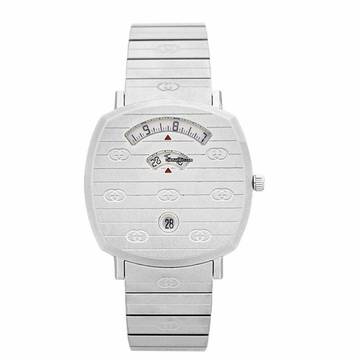  Gucci YA157410 - Grip Quartz White Dial Stainless Steel Ladies Watch </h1> 