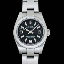 Thumbnail von Rolex Oyster Perpetual 26 176200 - Lady Oyster Perpetual Black/Steel Ø26 mm </h1>