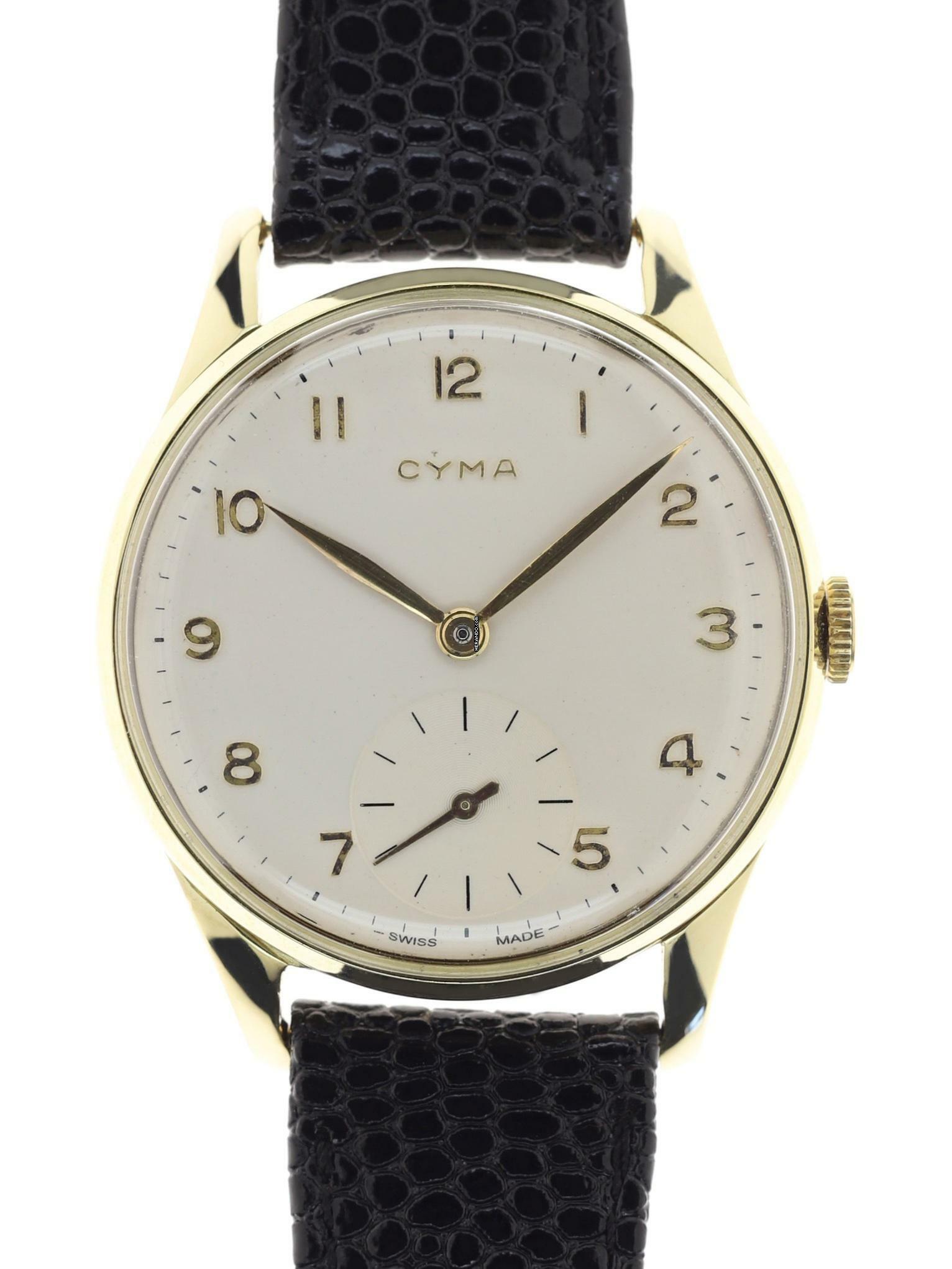 Cyma Gents classic Wristwatch Cymaflex </h1>