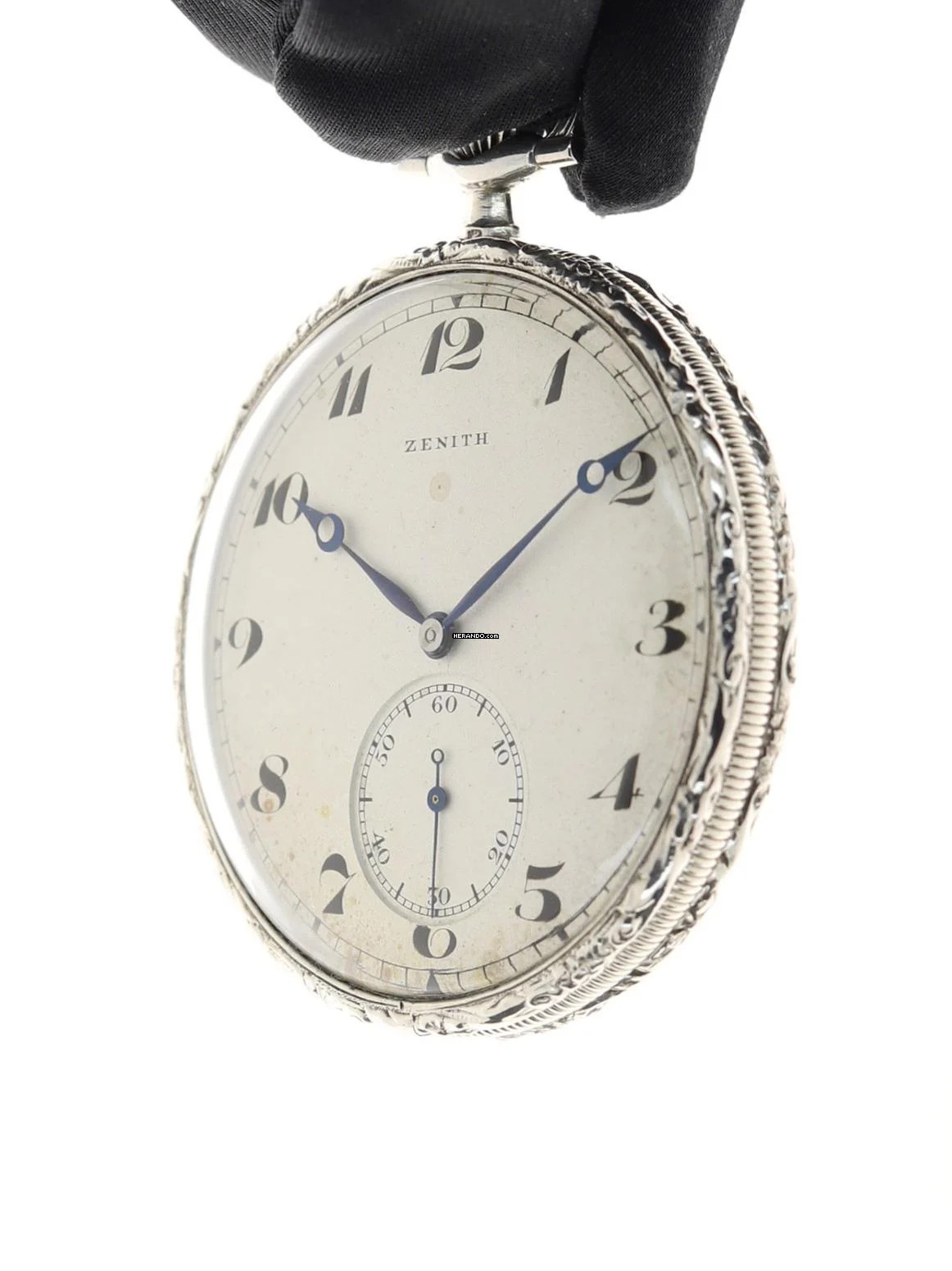 Thumbnail von Zenith Mans open face Lepine Pocket Watch Art Deco </h1>