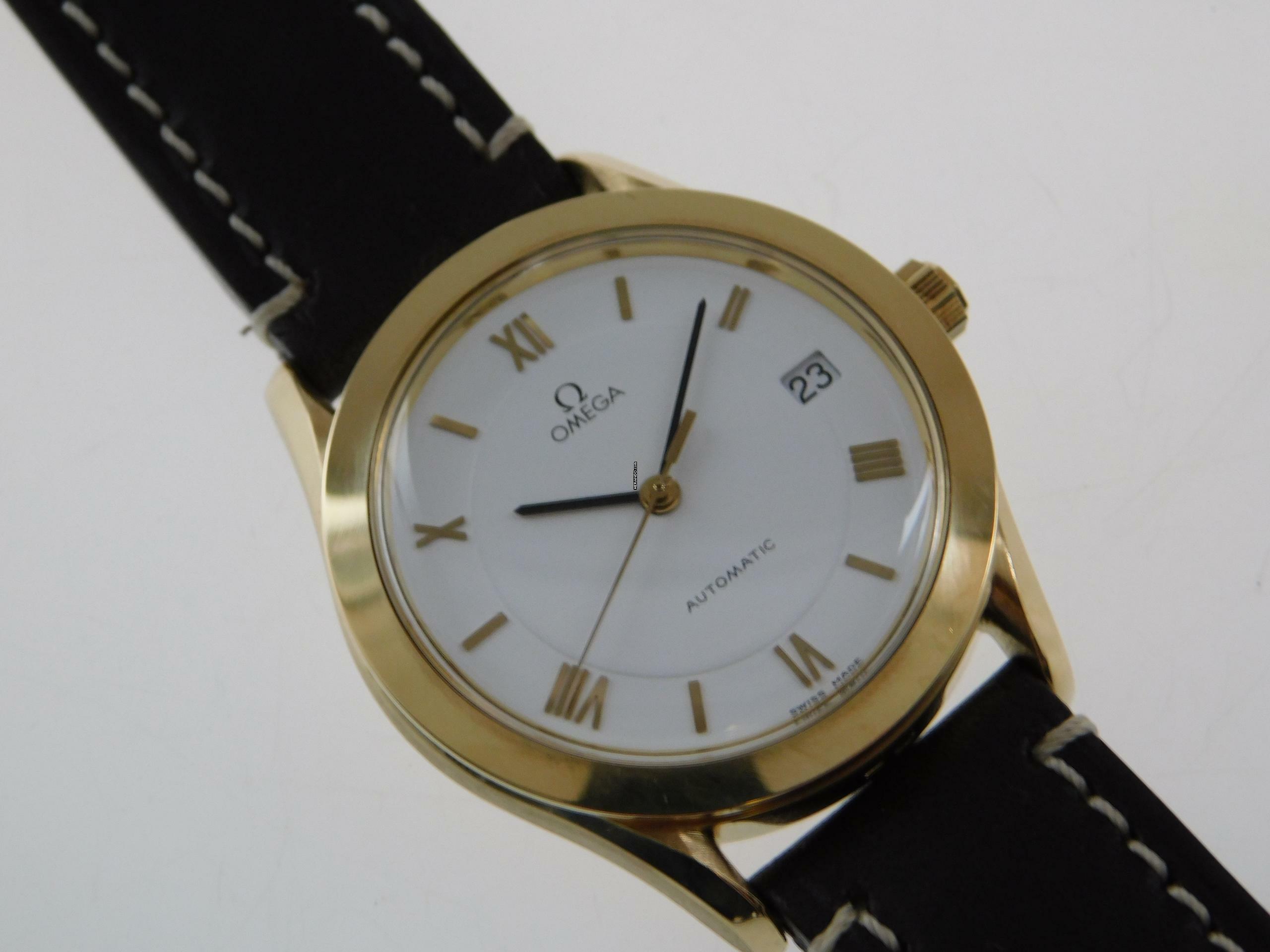  Omega Speedmaster massiv 18 Karat Gelbgold Automatik 35 mm Cal 1110 im Full Set </h1> 