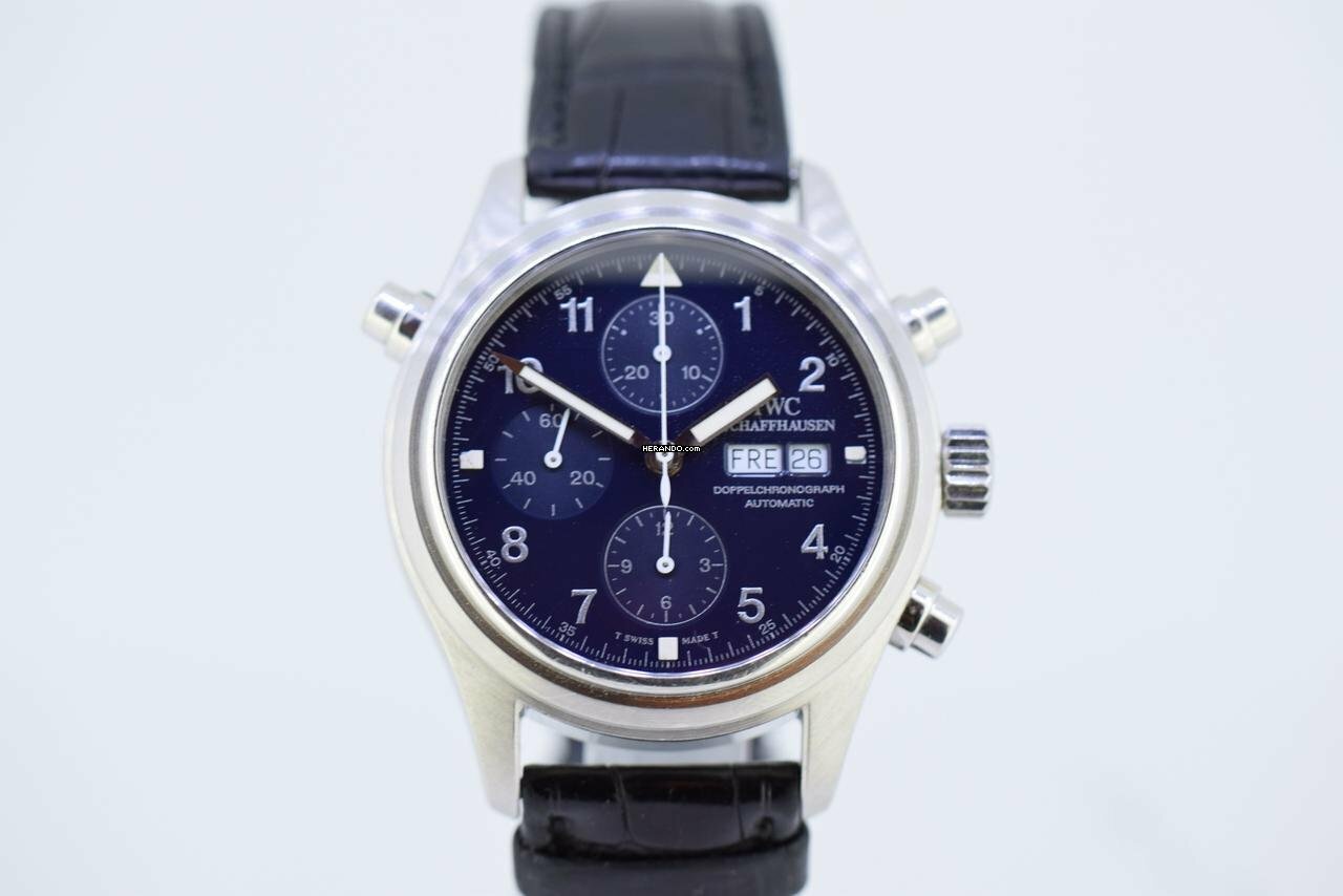  IWC Fliegeruhr Doppelchronograph Pilot PLATIN LIM T </h1> 