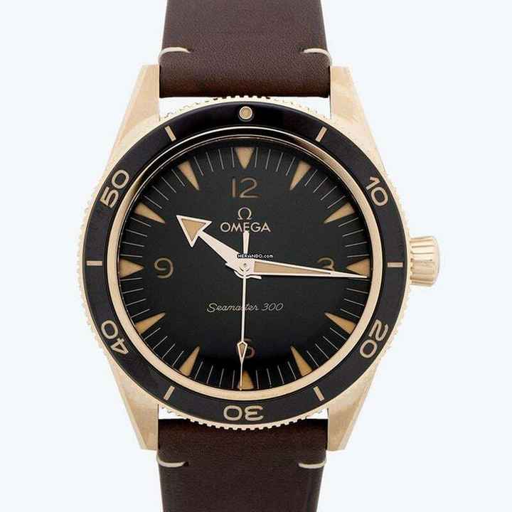  Omega Seamaster 234.92.41.21.10.001 - Seamaster Automatic Brown Dial Bronze Men's Watch </h1> 