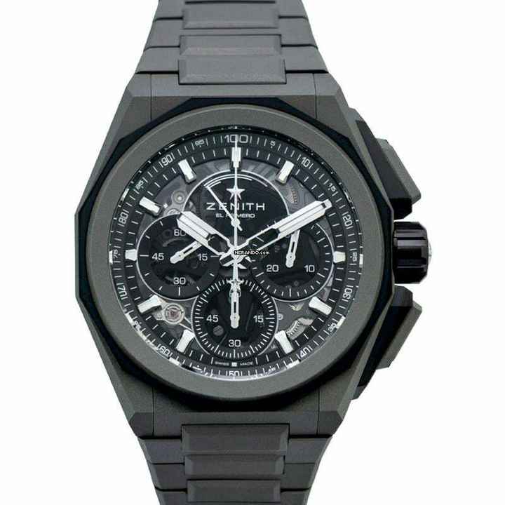  Zenith Defy 97.9100.9004/02.I001 - Defy Automatic Black Dial Titanium Men's Watch </h1> 