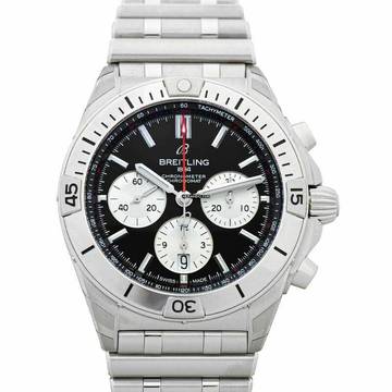  Breitling Chronomat AB0134101B1A1 - Chronomat Automatic Black Dial Stainless Steel Men's Watch </h1> 