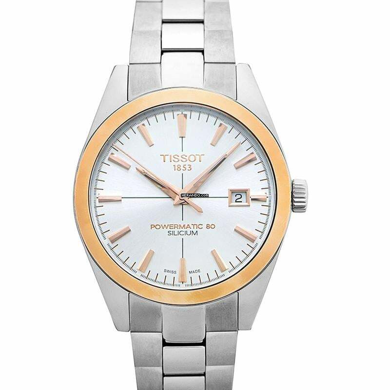  Tissot Gentleman T927.407.41.031.00 - T-Gold Automatic Silver Dial Stainless Steel Men's Watch </h1> 