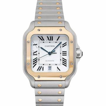  Cartier Santos W2SA0009 - Santos de Cartier Automatic Silver Dial Stainless Steel Men's Watch </h1> 