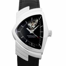 Thumbnail von Hamilton Ventura H24515732 - Ventura Open Heart Auto Black Dial Stainless Steel Men's Watch </h1>