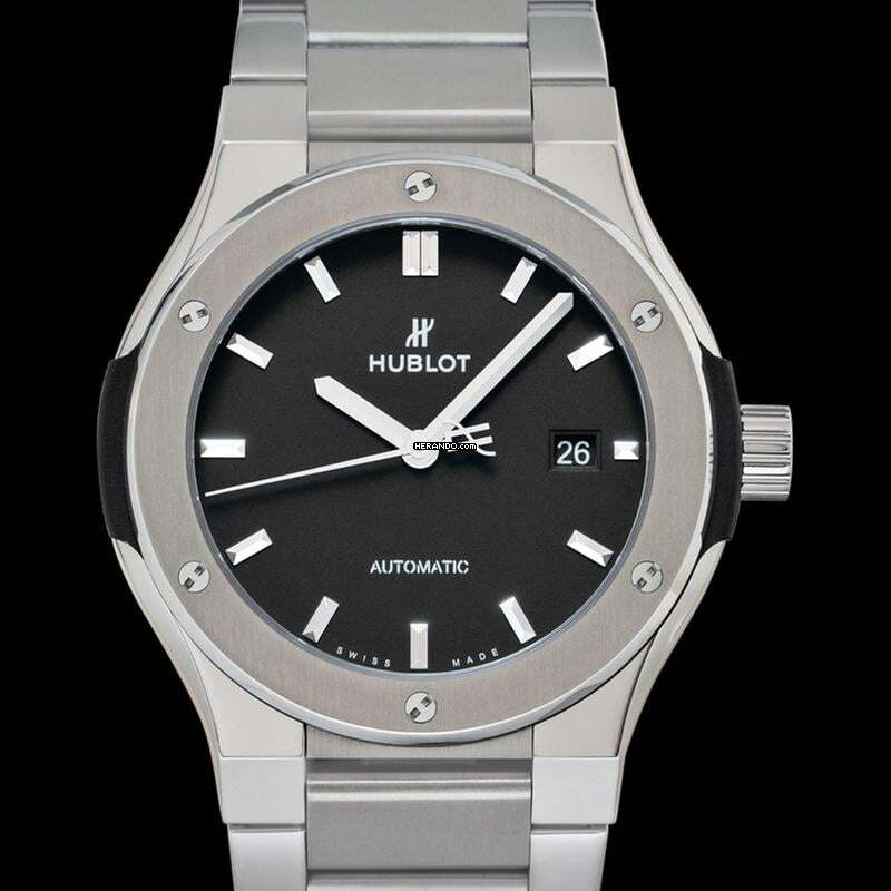 Thumbnail von Hublot Classic Fusion 548.NX.1170.NX - Classic Fusion Automatic Black Dial Titanium Men's Watch </h1>