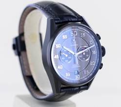 Thumbnail von TAG Heuer Carrera Calibre 36 Chronograph Flyback black Calibre 36 El Primero Titan Glasboden </h1>
