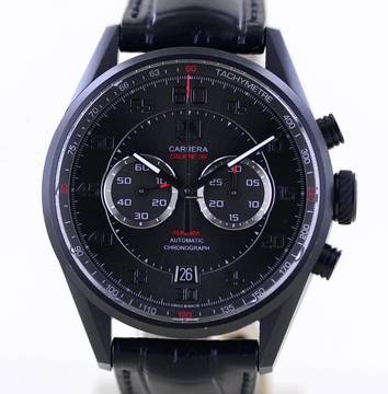  TAG Heuer Carrera Calibre 36 Chronograph Flyback black Calibre 36 El Primero Titan Glasboden </h1> 
