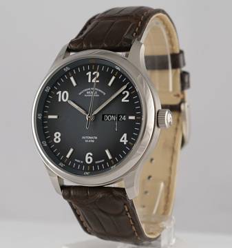  Mühle Glashütte Herrenarmbanduhr Lunova Tag/Datum