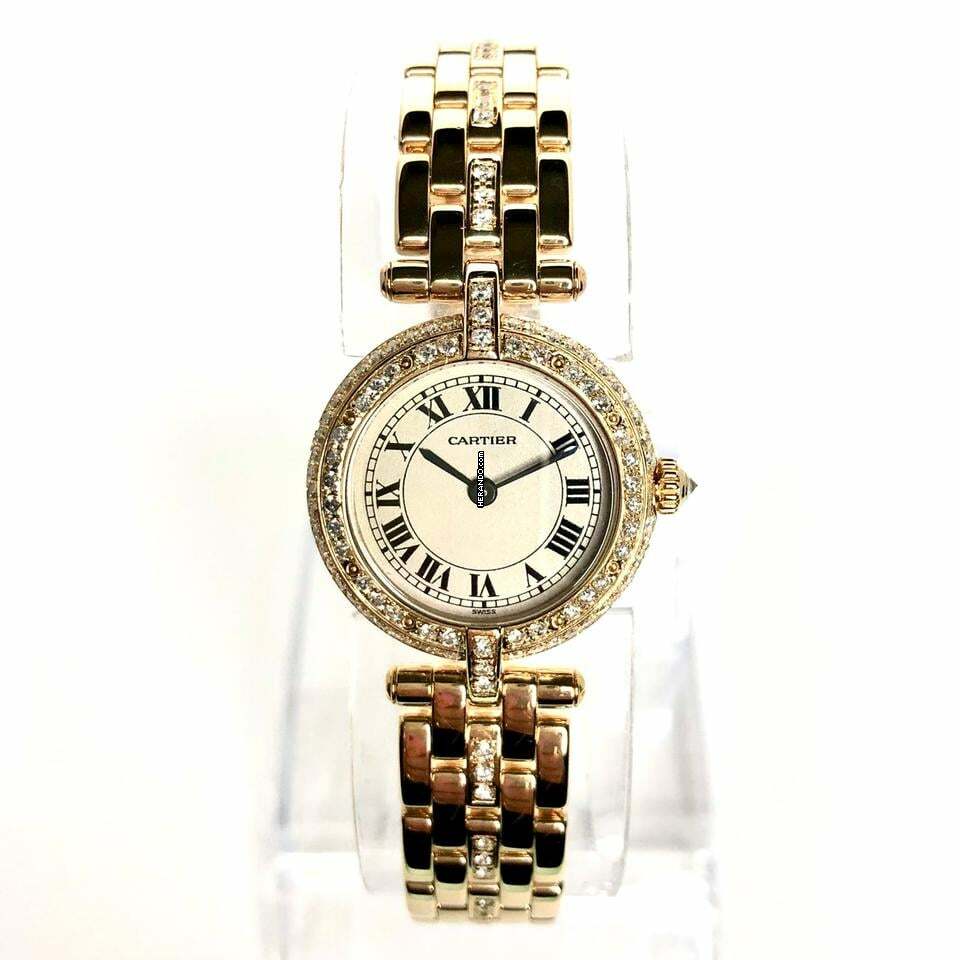  Cartier Panthère VENDOME 24mm 18K Yellow Gold Diamond Watch </h1> 