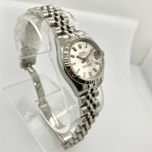 Thumbnail von Rolex Datejust 28mm 18K WG & Steel Watch Silver Dial </h1>