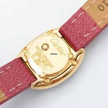 Thumbnail von Cartier Baignoire Mini 18K Yellow Gold Watch Diamond Bezel </h1>