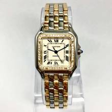 Thumbnail von Cartier Panthère 27mm 3 Row Gold 0.43TCW DIAMOND Watch </h1>