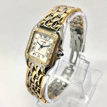Thumbnail von Cartier Panthère 27mm 3 Row Gold 0.43TCW DIAMOND Watch </h1>