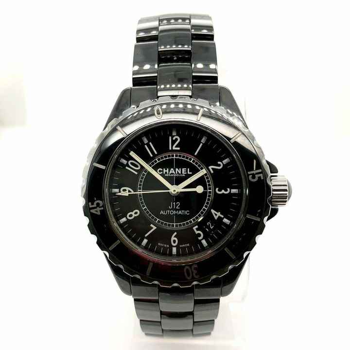  Chanel J12 Automatic Black Ceramics & Steel Watch </h1> 