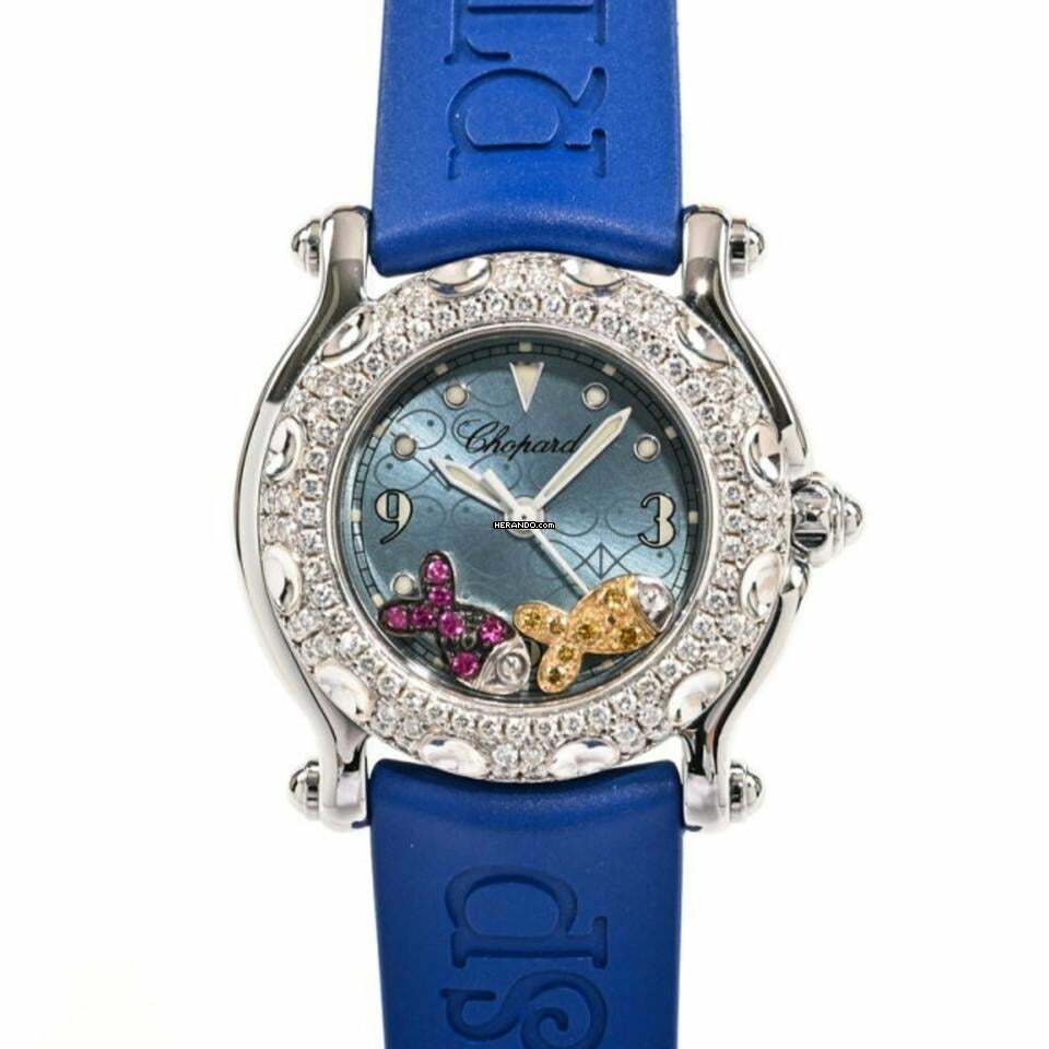  Chopard Happy Sport 26mm Steel 1.15TCW Diamond Watch </h1> 