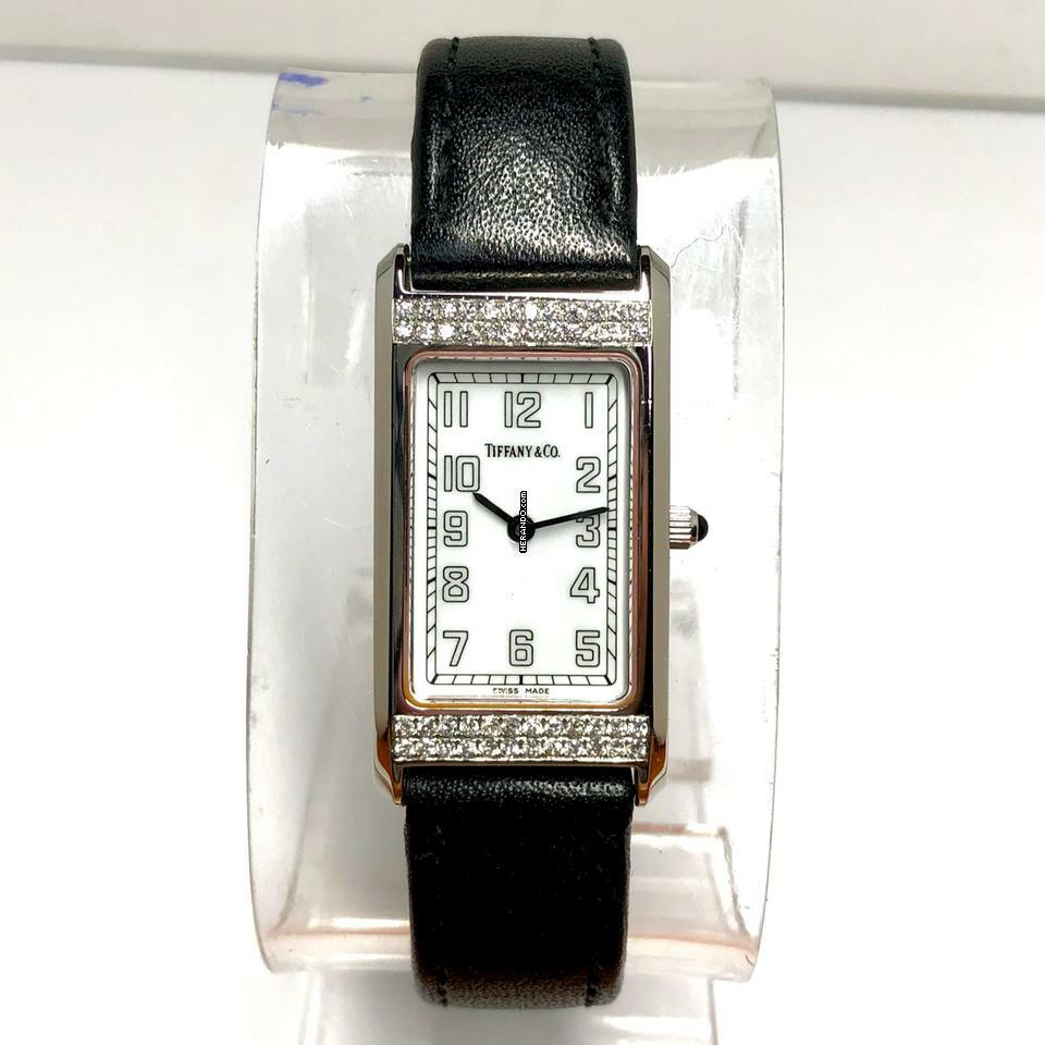 Thumbnail von Tiffany Quartz 20mm Steel O.39TCW DIAMOND Watch </h1>