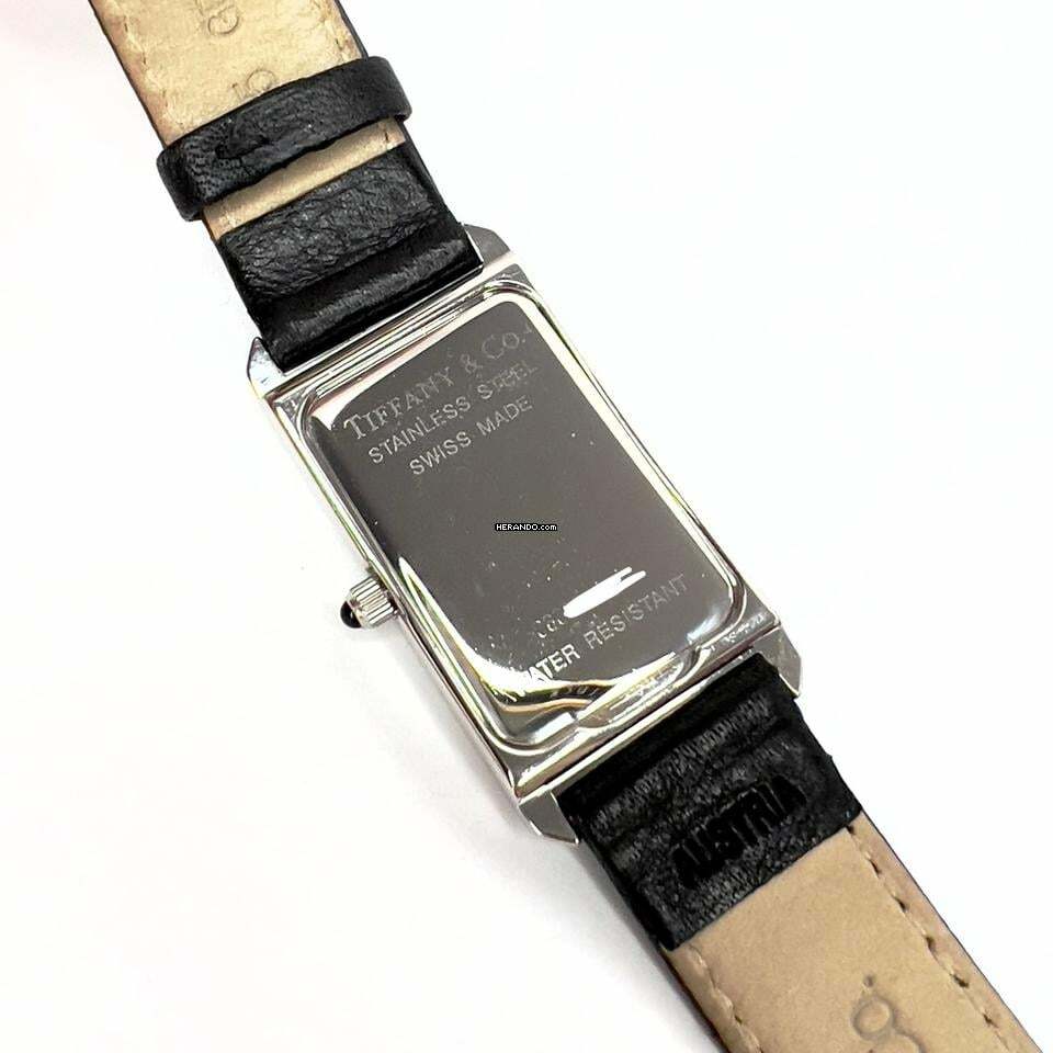 Thumbnail von Tiffany Quartz 20mm Steel 0.45TCW F-G VS-SI DIAMONDS Watch </h1>