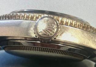 Thumbnail von Rolex Submariner (No Date) 6538 Submariner BIG CROWN Sub First Dial „ with Box - from 1958 James Bond