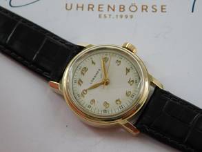 Thumbnail von Longines 10 Karat Gelbgold Armbanduhr Mid Size 29 mm Handaufzug Kaliber 10 L Rarität