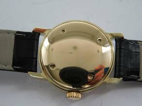 Thumbnail von Longines 10 Karat Gelbgold Armbanduhr Mid Size 29 mm Handaufzug Kaliber 10 L Rarität