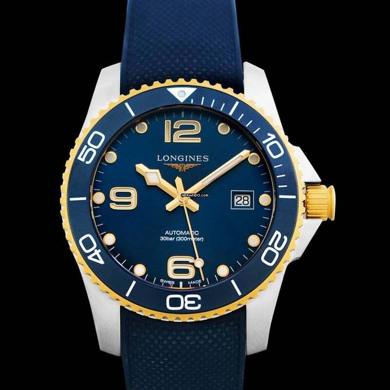 Thumbnail von Longines HydroConquest L37813969 - HydroConquest Automatic Blue Dial Stainless Steel Men's Watch </h1>