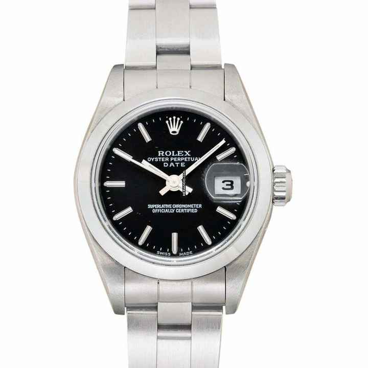  Rolex Oyster Perpetual Lady Date 79160 Black - Lady Datejust Automatic Black Dial Stainless Steel Ladies Watch </h1> 