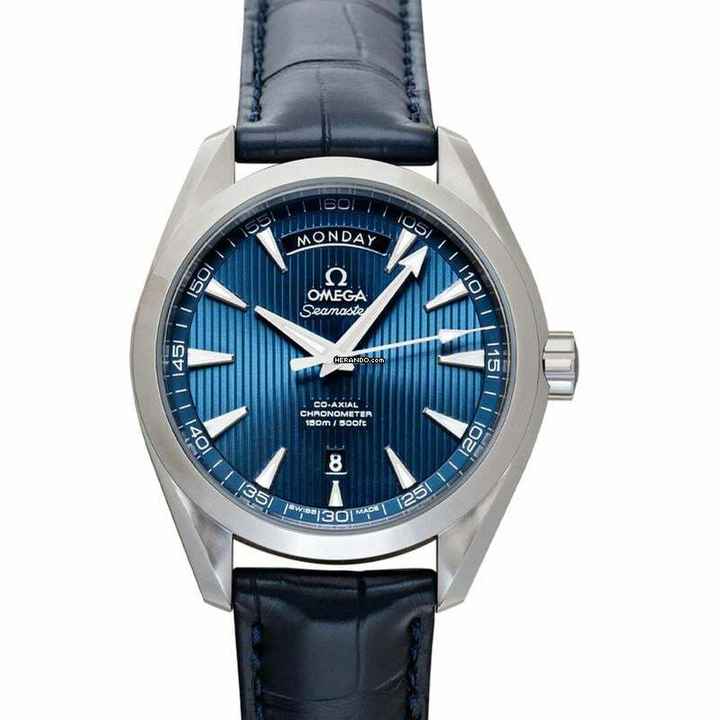  Omega Seamaster Aqua Terra 231.13.42.22.03.001 - Seamaster Automatic Blue Dial Stainless Steel Men's Watch </h1> 