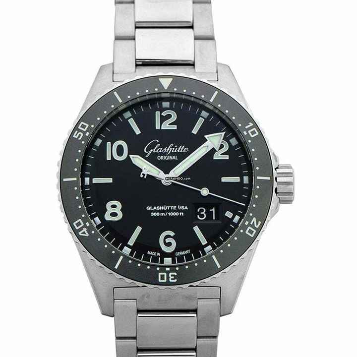  Glashütte Original 1-36-13-01-80-70 - Automatic Black Dial Stainless Steel Men's Watch </h1> 
