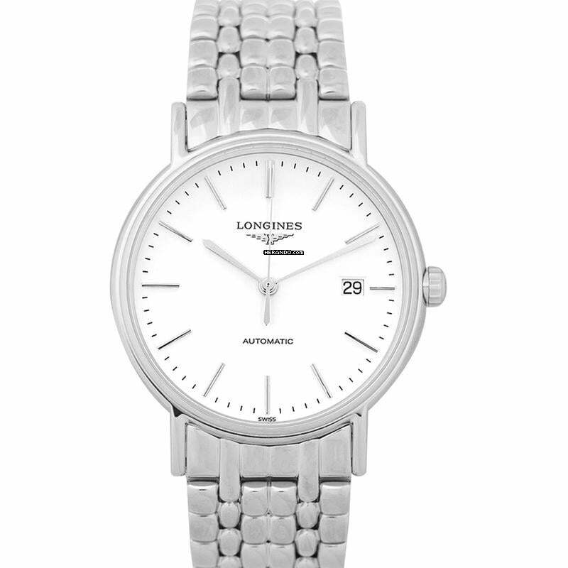 Longines Présence L49214126 - Présence Automatic White Dial Men's Watch </h1>