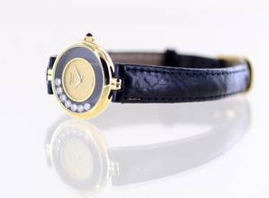 Thumbnail von Chopard Happy Diamonds Handwind 7 Diamonds Klassiker 18K Gelbgold Lady Luxus </h1>