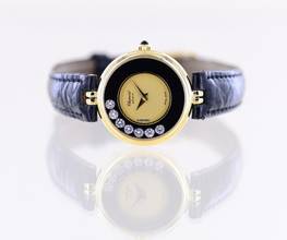 Thumbnail von Chopard Happy Diamonds Handwind 7 Diamonds Klassiker 18K Gelbgold Lady Luxus </h1>