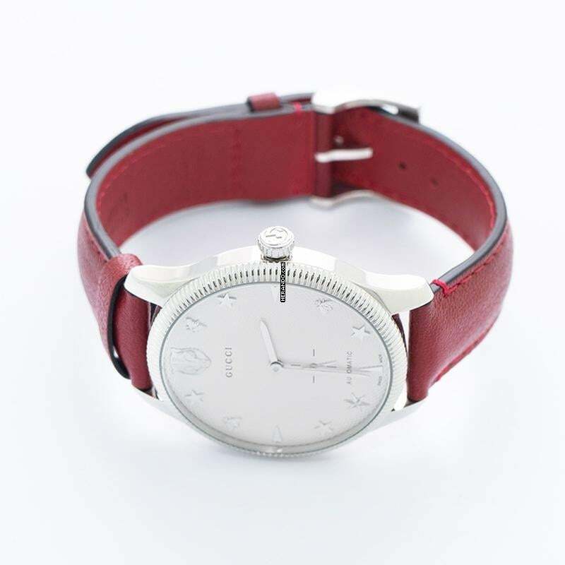 Thumbnail von Gucci G-Timeless YA126346 - G-Timeless Silver Dial Men's Watch 40mm / Leather </h1>