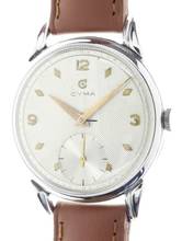 Thumbnail von Cyma Gents oversized Wristwatch with stepped Lugs </h1>