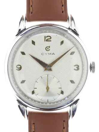  Cyma Gents oversized Wristwatch with stepped Lugs </h1> 