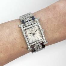 Thumbnail von Hermès Heure H Steel ~1.83TCW DIAMOND Watch </h1>