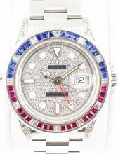 Thumbnail von Rolex GMT-Master II 16700 diamond dial watch only.