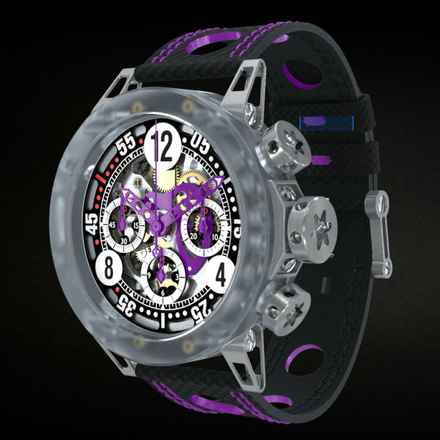  B.R.M The lightest Autom.Chrono in the World Purple 