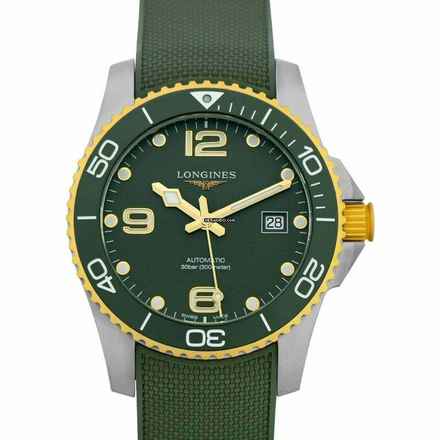  Longines HydroConquest L37813069 - HydroConquest Automatic Green Dial Stainless Steel Men's Watch </h1> 