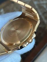 Thumbnail von Patek Philippe Nautilus 3700/1 Nautilus Jumbo Gelbgold Tritium Zifferblatt Box + Stammbuchauszug